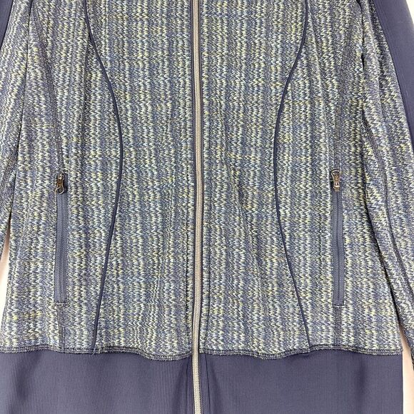 Lululemon Nice Asana Jacket Size 10 Ziggy Wee August Inkwell Luon Athletic - Picture 4 of 6